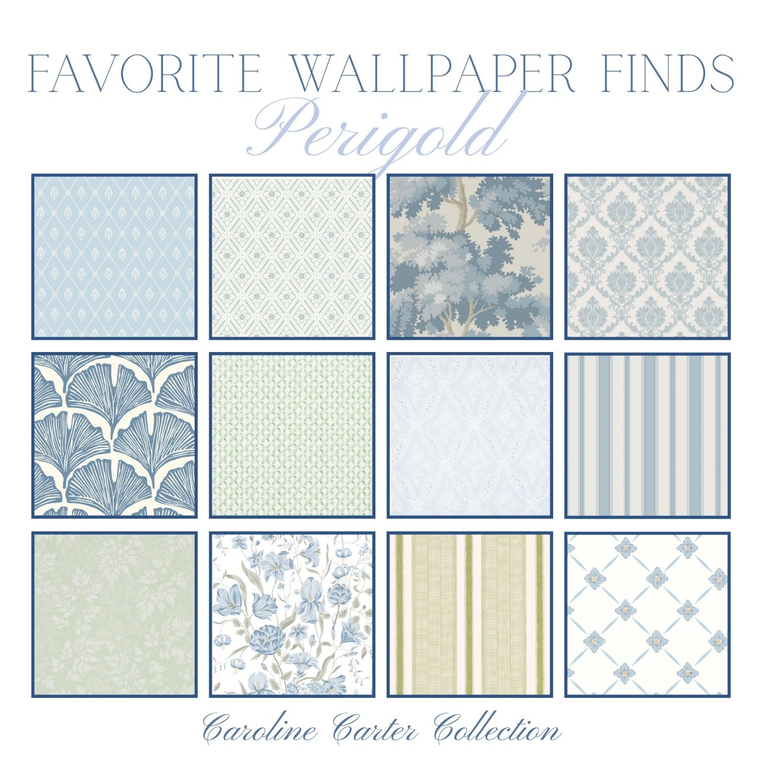 Favorite Wallpaper Finds | Bring timeless charm to your walls with these Perigold picks — from classic stripes to soft florals, they’re perfect for adding a pop of pattern and personality. 

#LTKhome #LTKstyletip #LTKhomeinspo #LTKhomefinds #LTKhomedecor #wallpaperlove #perigold #grandmillennial #coastalgrandmillennial #coastalhomedecor #classicblueandwhite #interiordetails #homedesignideas #wallpaperwednesday #coastalstyle #timelesshome

#LTKStyleTip #LTKHome