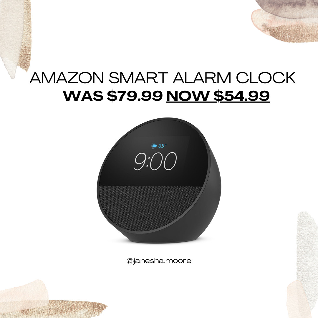Amazon Smart Alarm Clock | WAS $79.99 NOW $54.99 

 #LTKHome #LTKSaleAlert