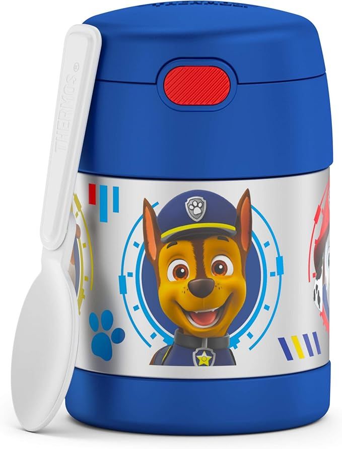 THERMOS FUNTAINER 10 Ounce Stainless Steel Vacuum Insulated Kids Food Jar, Paw Patrol - Boy | Amazon (US)