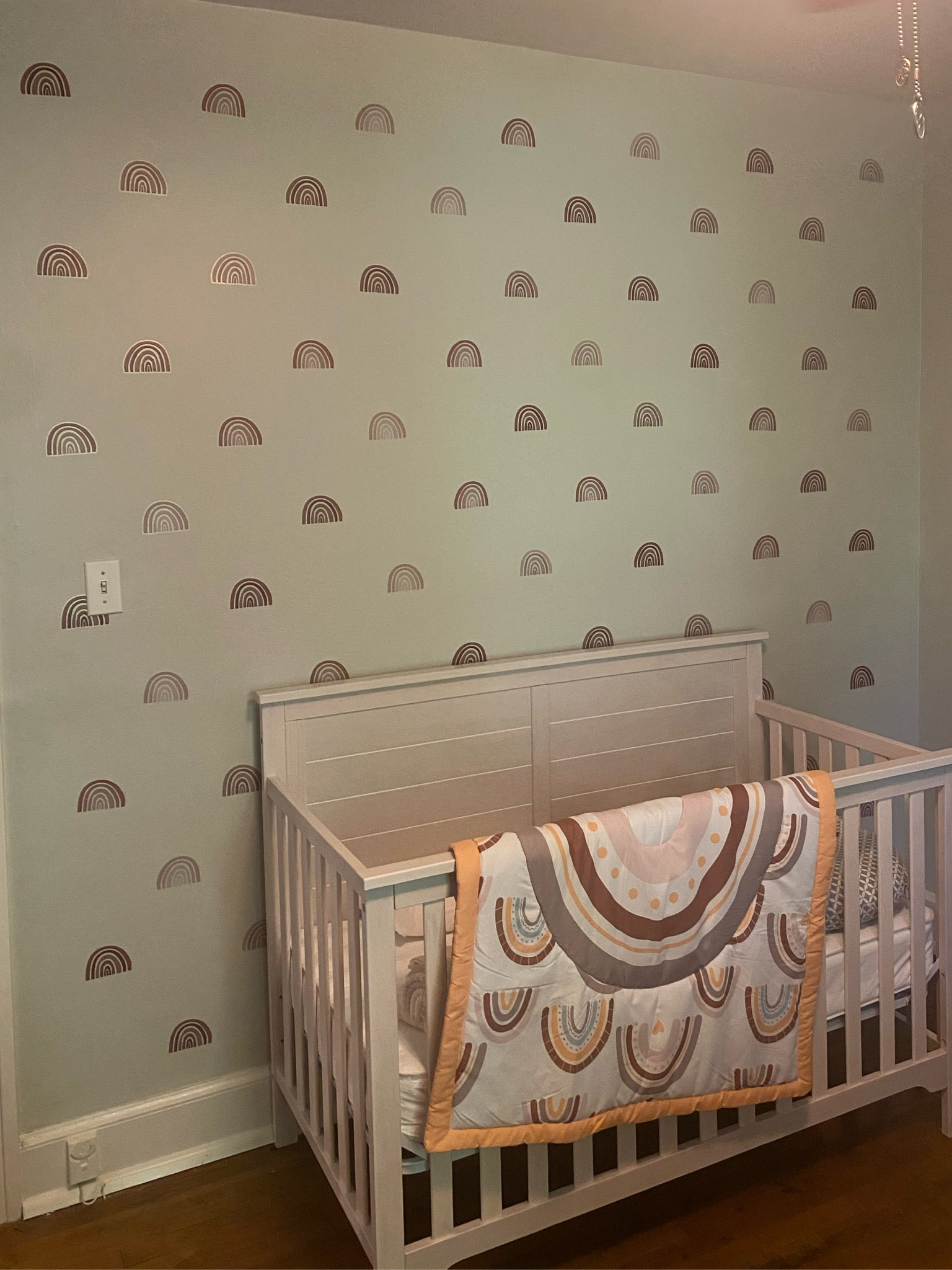 Rainbow sticker accent wall boho neutral 

#LTKhome #LTKfamily #LTKbaby