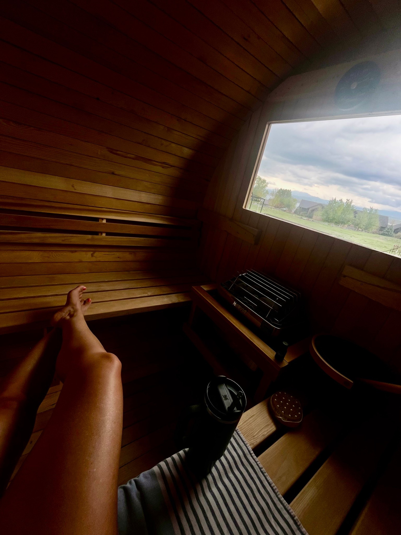 Post workout sauna session AND a thunderstorm?⛈️ Don’t mind if I do!!

My sauna must haves are my Stanley, sauna bucket with essential oil, dry brush and my old Serena and Lily Turkish towel (I linked the current version… I’ve had these towels for years and they still look great!).

home sauna | at home wellness | outdoor | backyard



#LTKHome