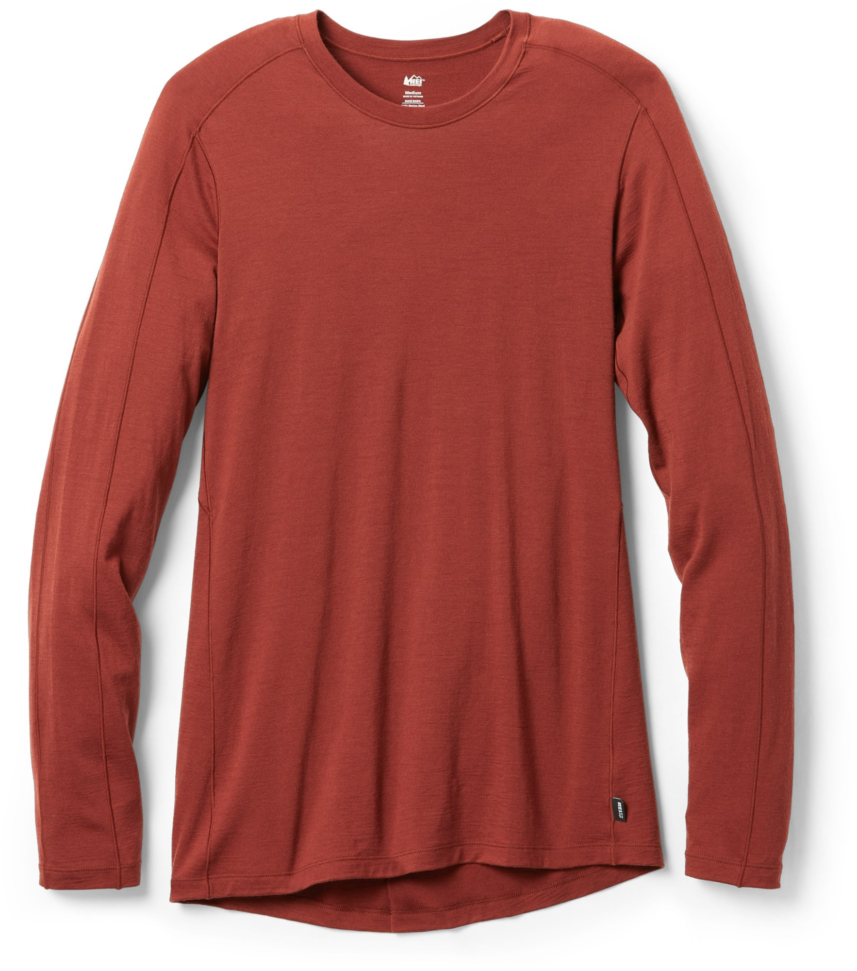 REI Co-op Women's Merino 185 Long-Sleeve Base Layer Top Red XL | REI