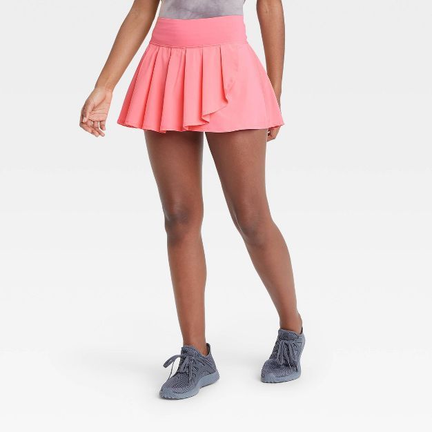 Women's High-Rise Pleated Skorts - JoyLab™ Pink | Target