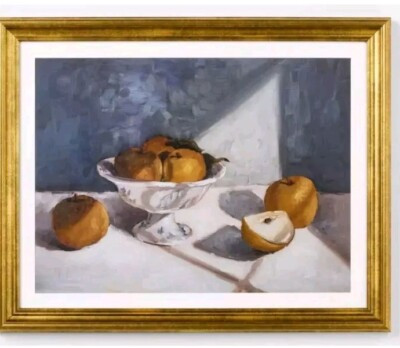 NEW 20"x16" Fruit Pear Still Life Framed Wall Art Threshold Studio McGee Gold | eBay | eBay US