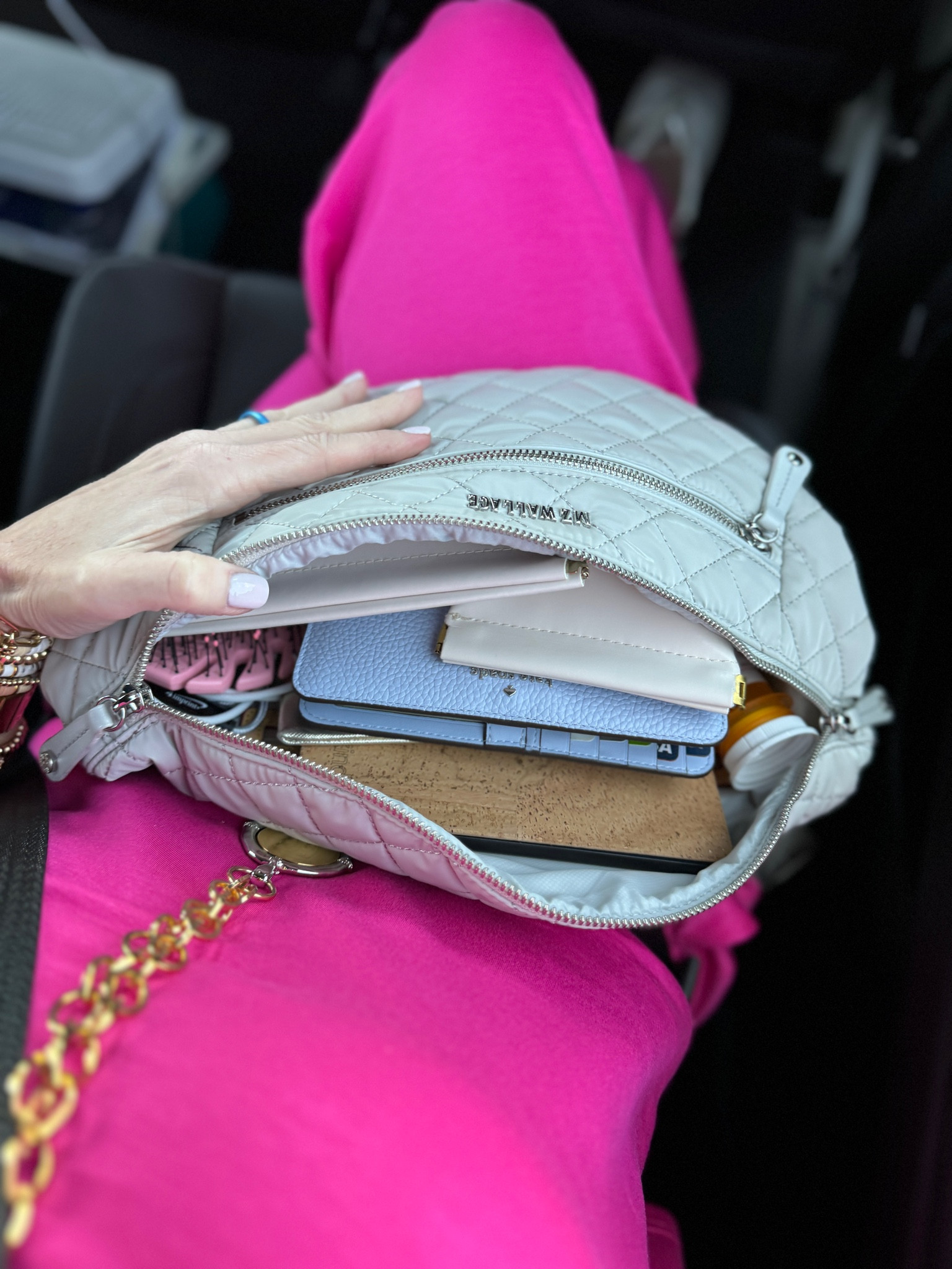 What’s in my MZ Wallace Crosby Sling Bag  

#LTKItBag #LTKTravel #LTKOver40