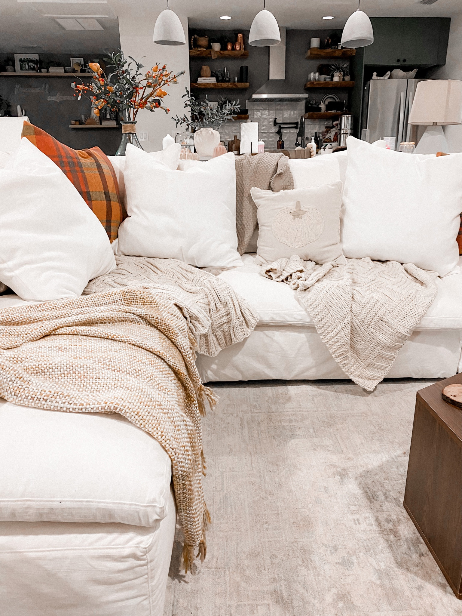 Layers for a cozy fall couch 

#LTKfamily #LTKunder100 #LTKhome