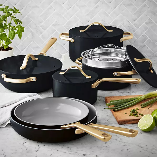 Member's Mark 11-Piece Modern Ceramic Cookware Set (Assorted Colors) | Sam's Club