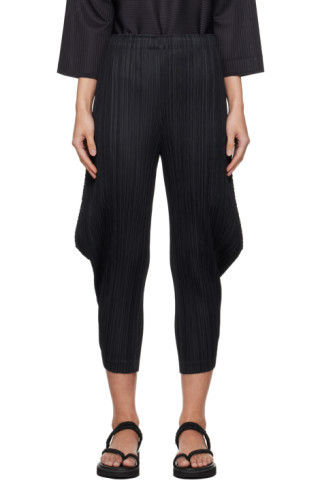 Black Thicker Bottoms 1 Trousers | SSENSE