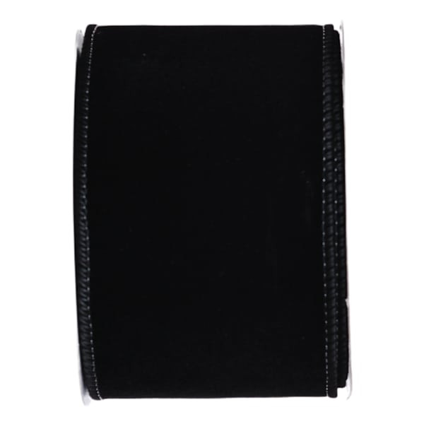 2.5" Black Velvet Ribbon, 10Yd, Polyester, sold by At Home | At Home