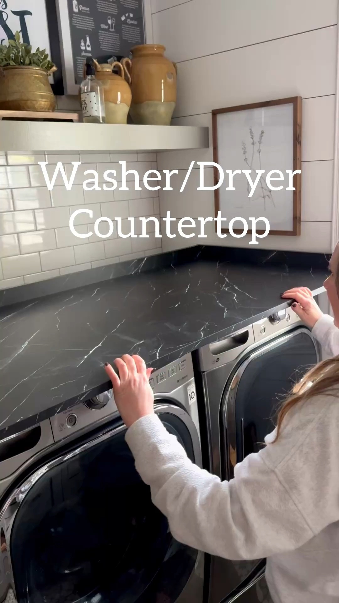 Laundry room upgrade you won’t regret 👏 This washer and dryer countertop makes folding so much easier & makes your laundry room look custom 😍
Affordable washer dryer countertop that’s a total must-have. Save this for later 🧺

#LTKOver40 #LTKHome #LTKdayinmylife