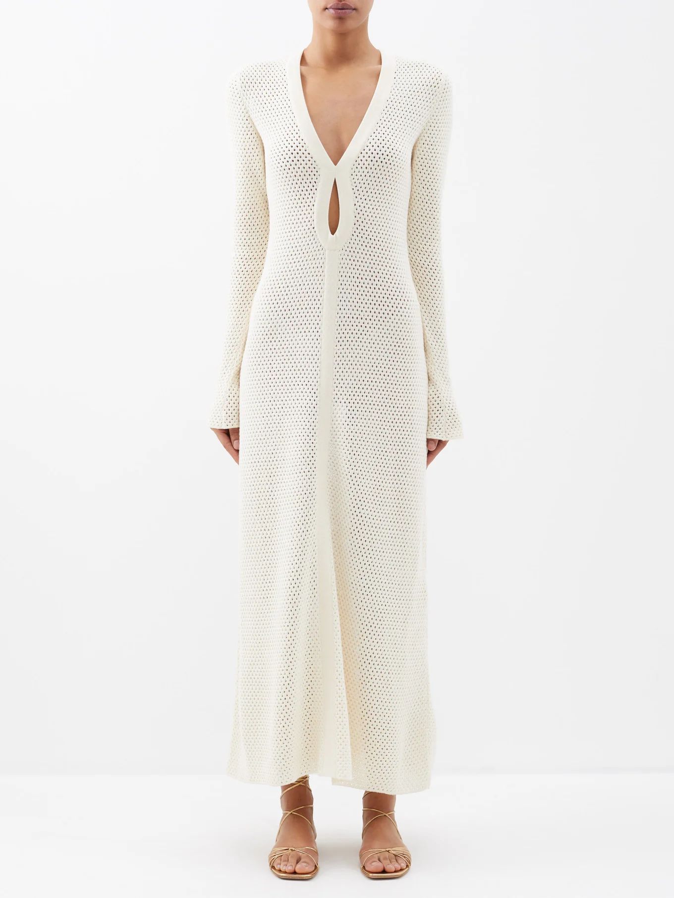 Mysterious World knitted cotton maxi dress | Johanna Ortiz | Matches (US)