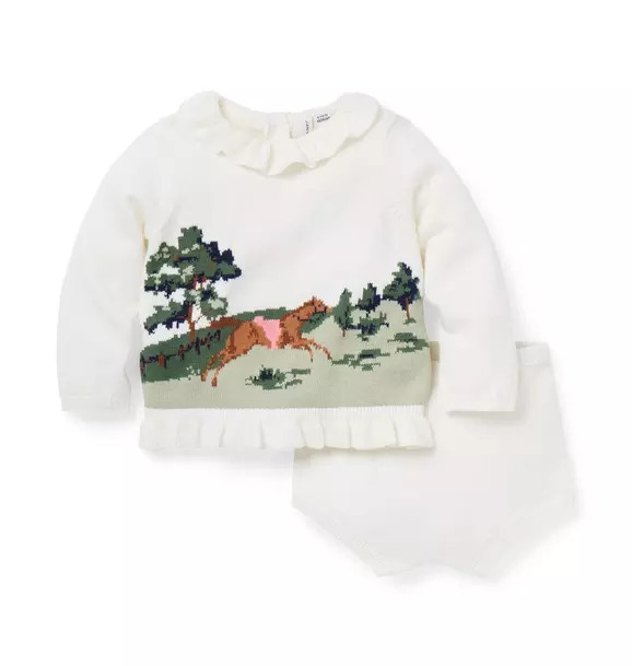 Baby Horse Matching Sweater Set | Janie and Jack