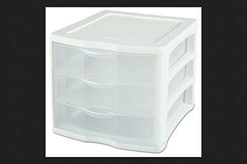 STERILITE 9.625 in. H x 11 in. W x 13.5 in. D Stackable Drawer Organizer (Pack of 1) | Amazon (US)