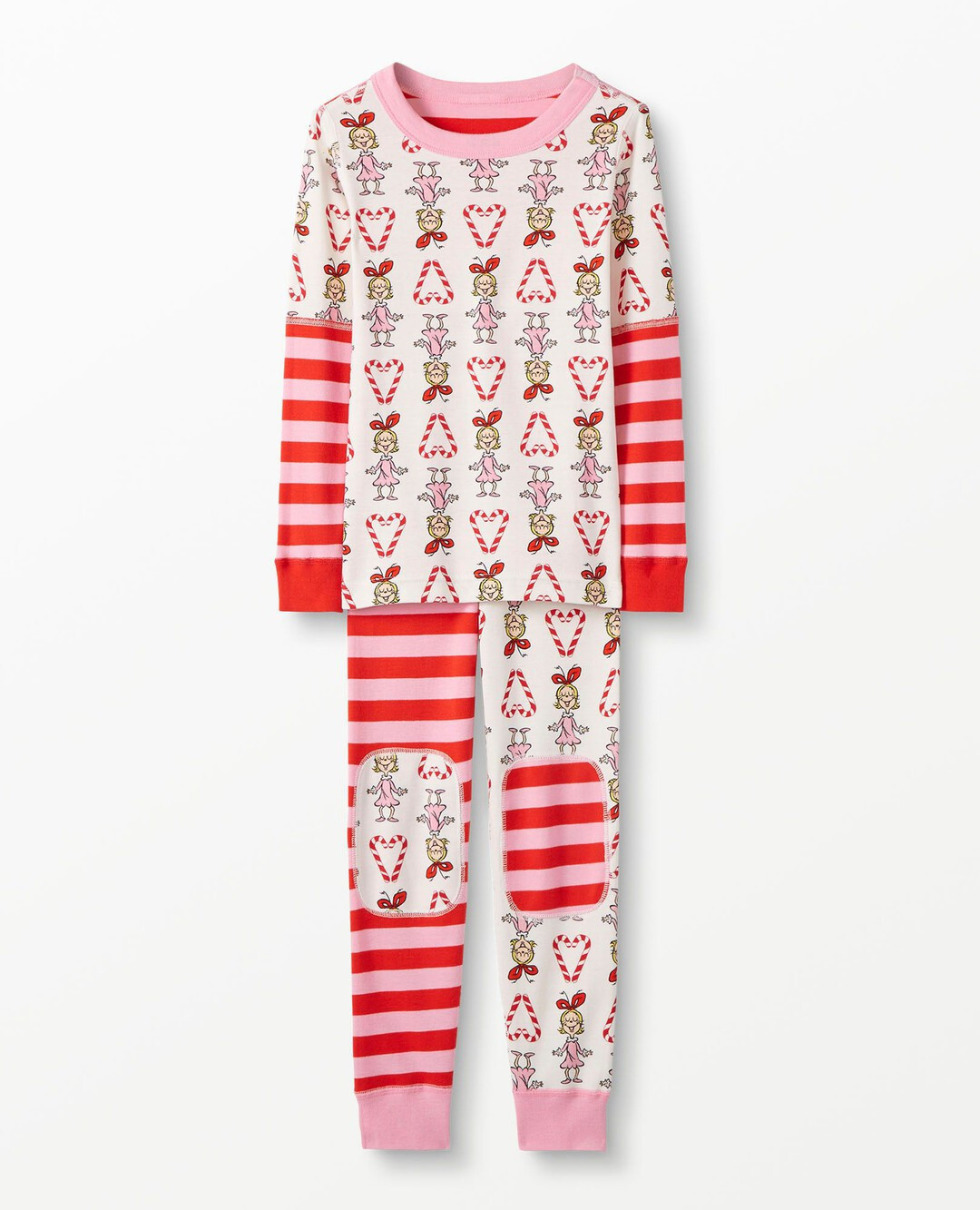 Kids Dr. Seuss Grinch Long John Pajama Set | Hanna Andersson