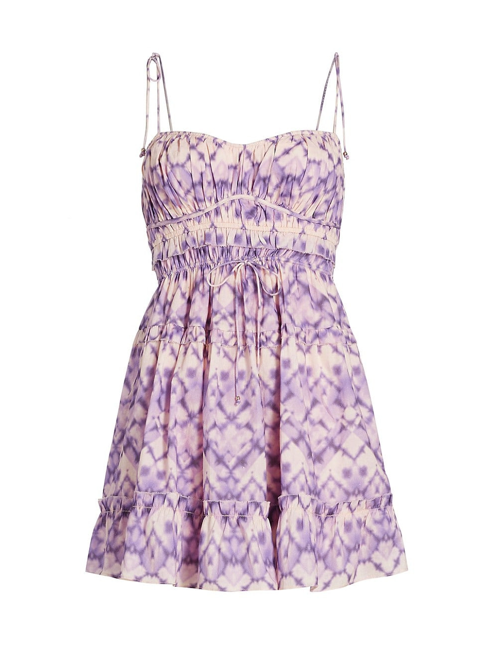 Women's Alice Batik Cotton Minidress - Alice - Size 12 | Saks Fifth Avenue