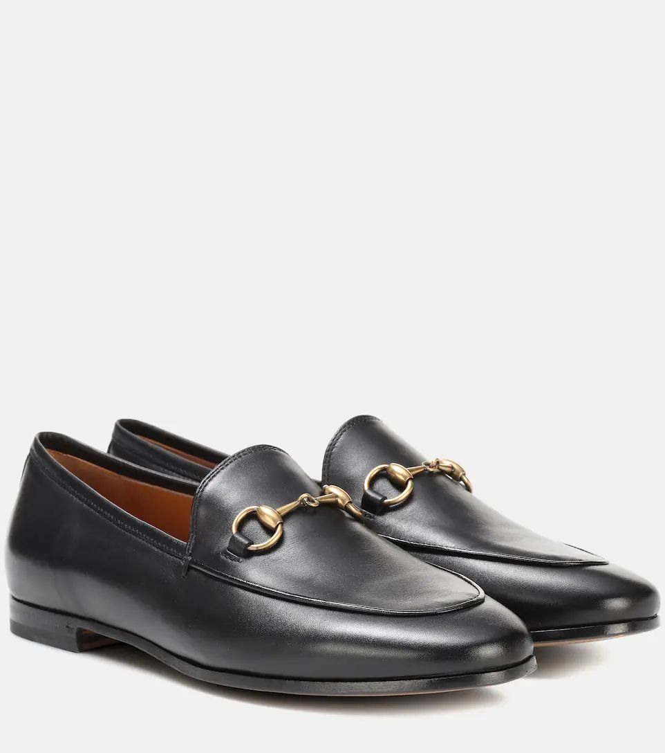 Gucci Jordaan leather loafers | Mytheresa (UK)