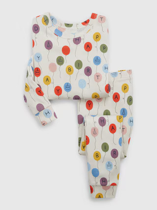 babyGap 100% Organic Cotton Birthday PJ Set | Gap (US)