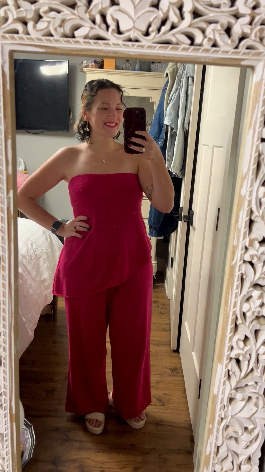 Easy Matching set, makeup, and jewelry for my Sunday workday! This matching set is also perfect for hot days 🥵 

#LTKBeauty #LTKFindsUnder100 #LTKStyleTip