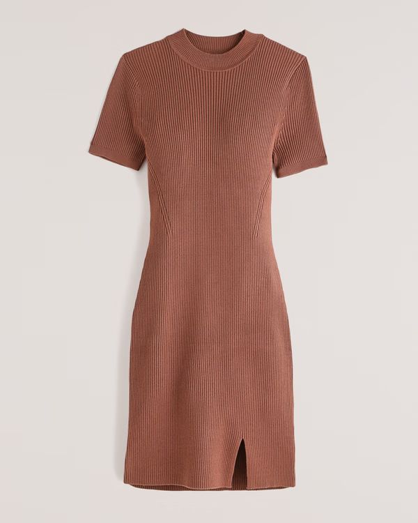 Women's Mockneck Mini Sweater Dress | Women's Dresses & Jumpsuits | Abercrombie.com | Abercrombie & Fitch (US)