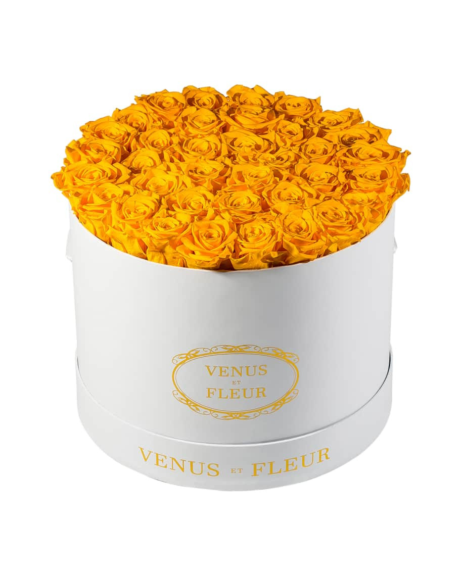Venus ET Fleur Classic Large Round Rose Box | Neiman Marcus