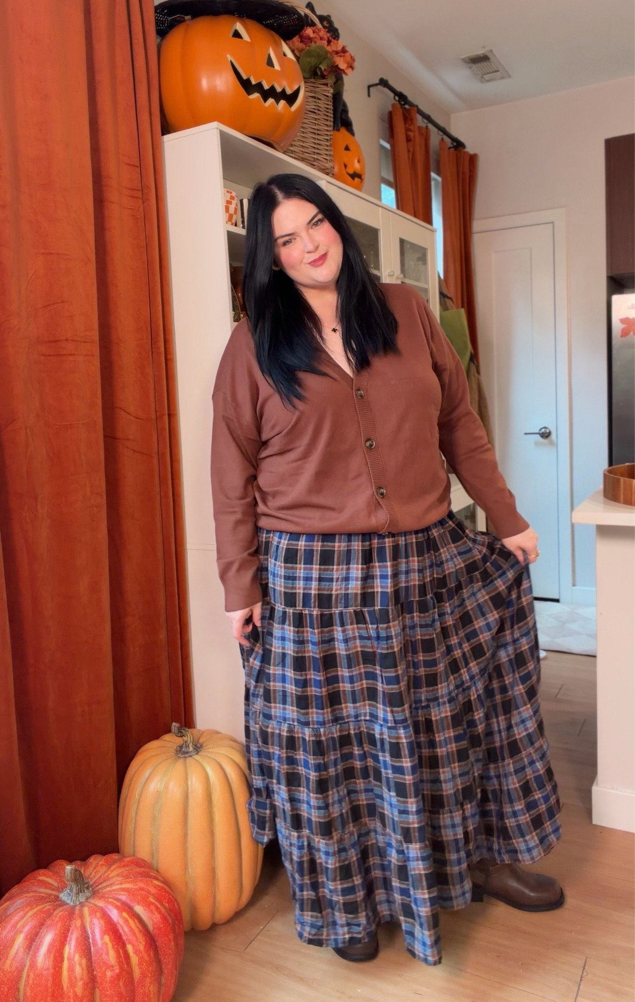 @Torrid fall outfit for plus size women on sale! Wearing size 2X in all!!

#LTKPlusSize #LTKSaleAlert