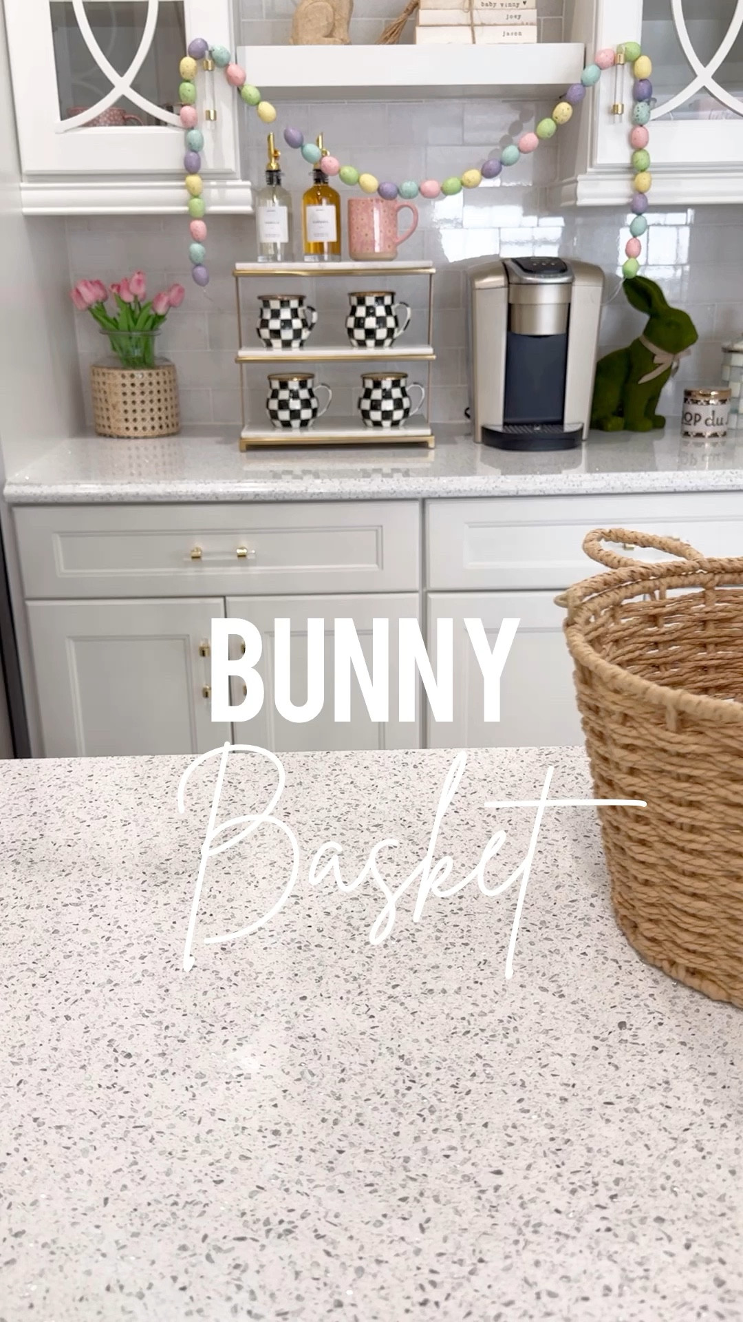 Bunny basket, Easter basket for kids, Easter shirt, pjs, Stanley, book, personalized name tag