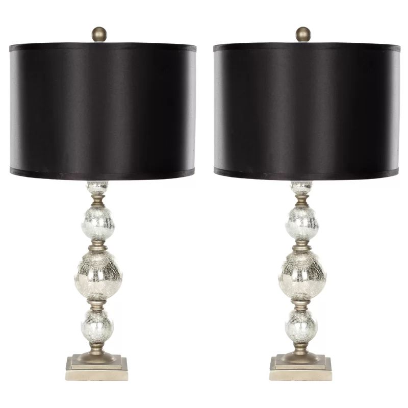 Varya 28" Silver Table Lamp Set (Set of 2) | Wayfair North America