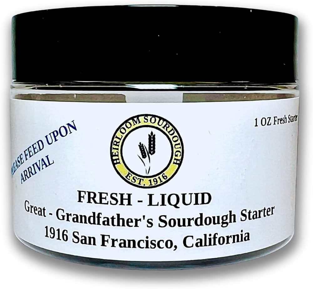 100+ yr old SAN FRANCISCO Sourdough Starter | Passed down from my Great Grandfather who was a bak... | Amazon (US)