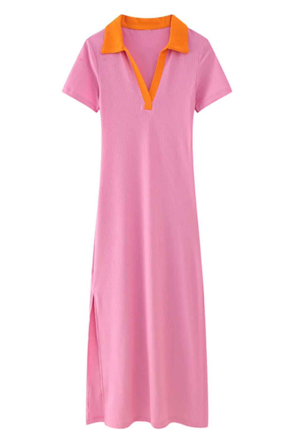 'Janelle' Collared V-Neck Dress (3 Colors) | Goodnight Macaroon