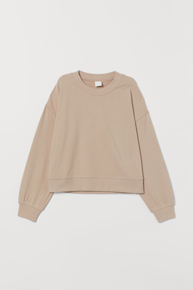 H & M - Jersey Sweatshirt - Brown | H&M (US + CA)