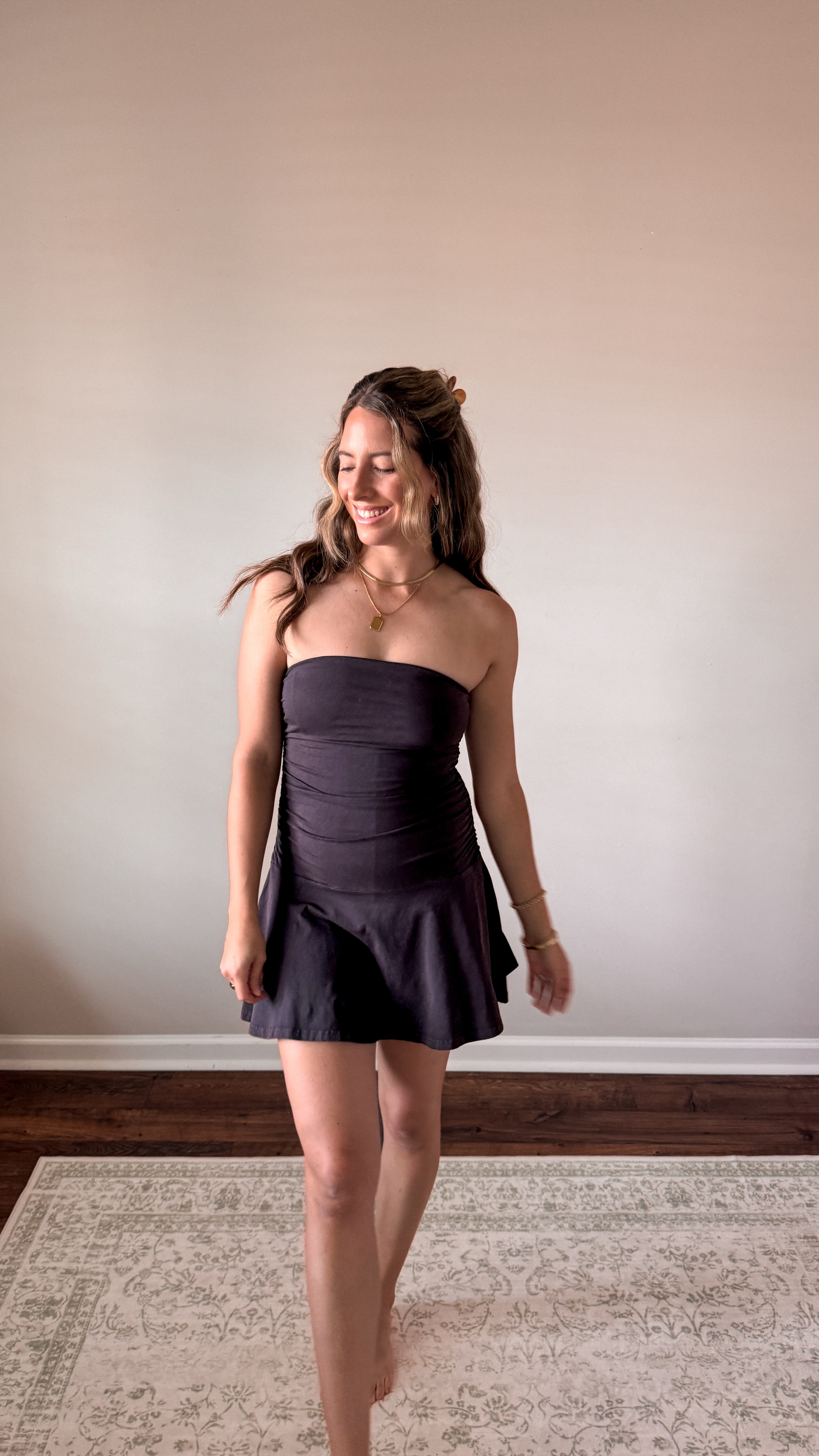 Such a cute strapless brown athletic dress under $35!

#LTKSeasonal #LTKActive #LTKSaleAlert