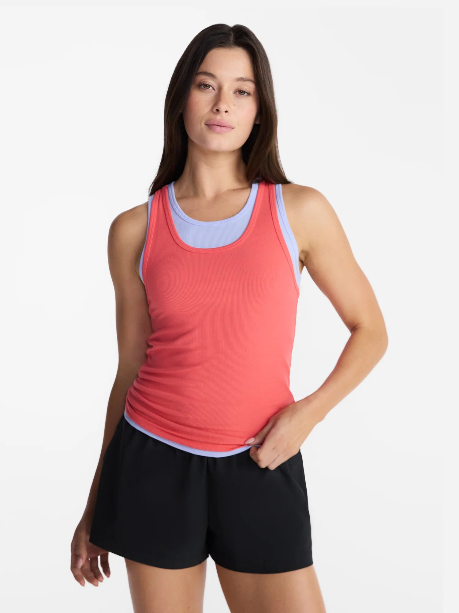 Avia Women's Double Layer Tank Top, Sizes XS-XXXL | Walmart (US)