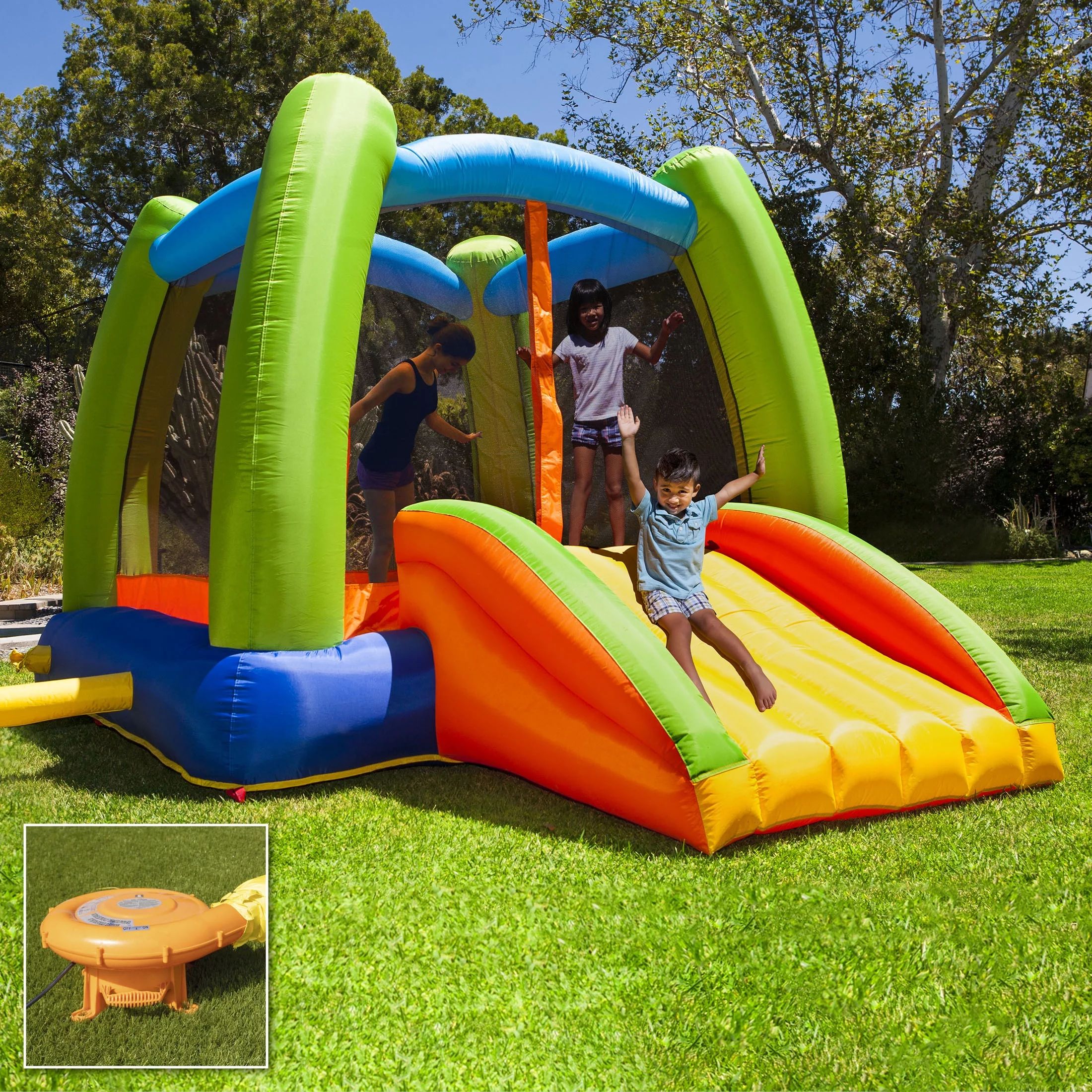 Sportspower My First Jump 'n Play, 12 feet Inflatable Bounce House with Lifetime Warranty on Heav... | Walmart (US)