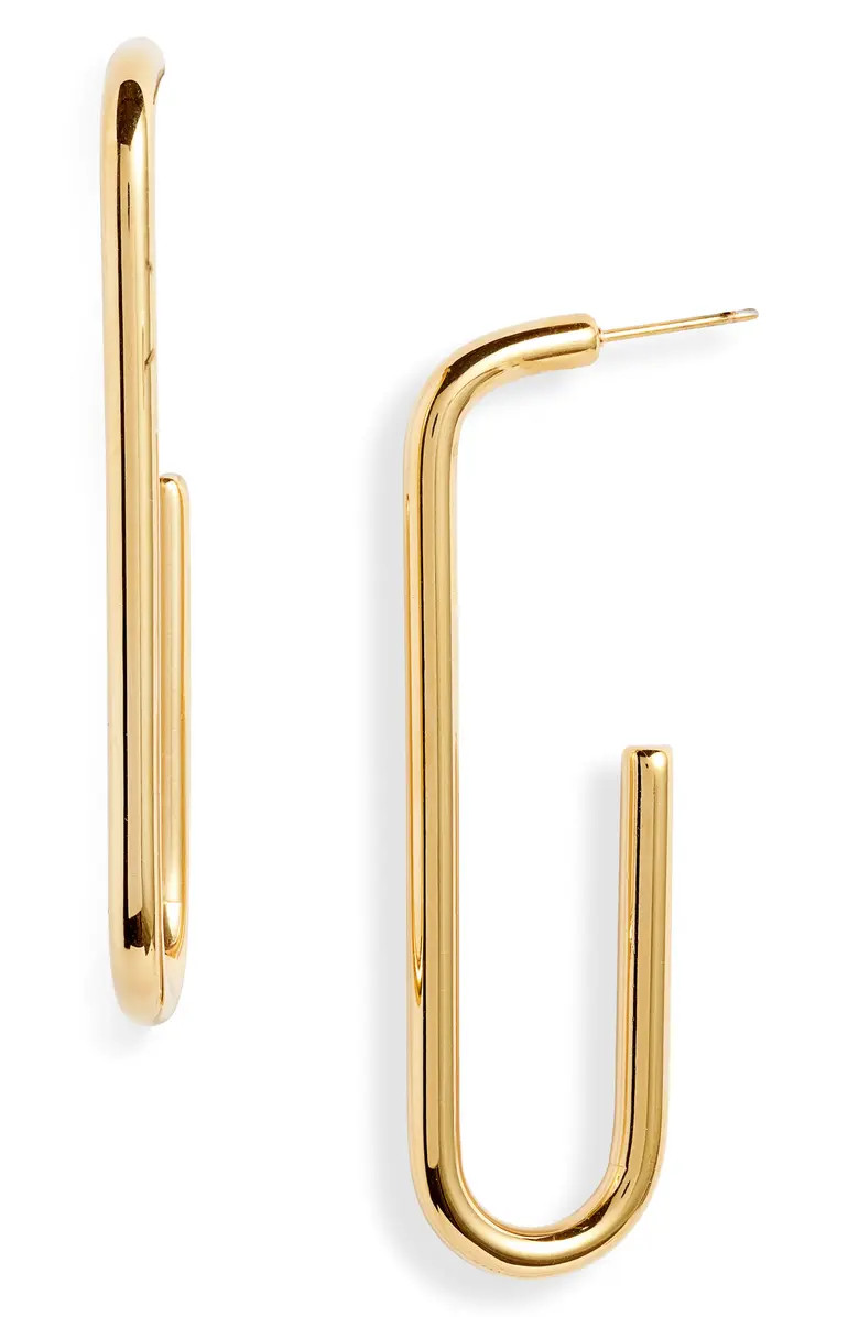 BEN ONI Heidi Elongated Hoop Earrings | Nordstrom | Nordstrom