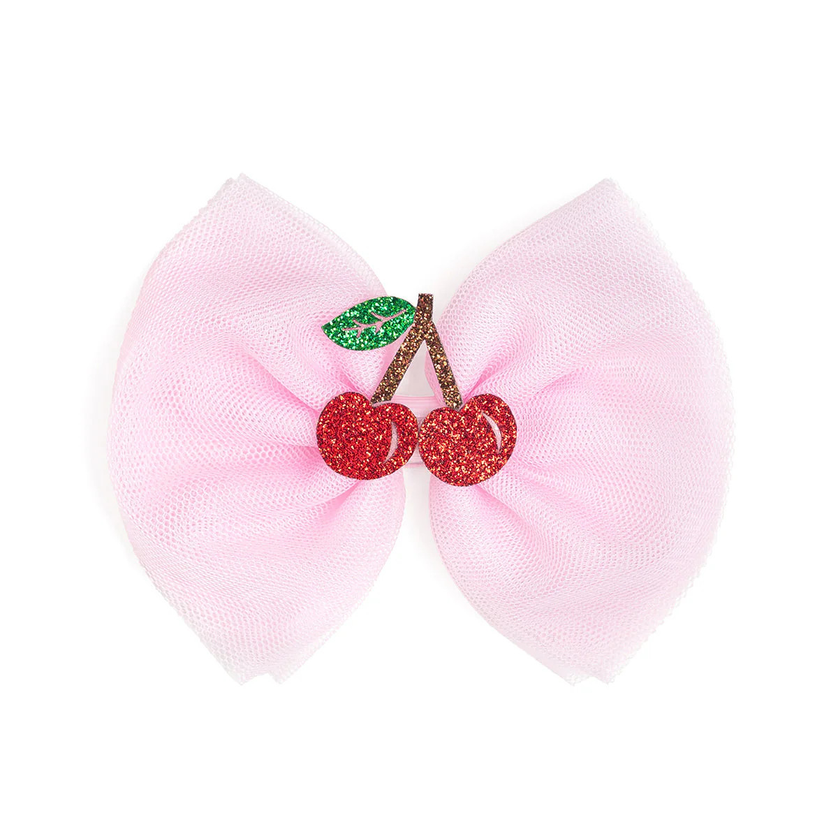 Cherry Tulle Bow Clip | Sweet Wink