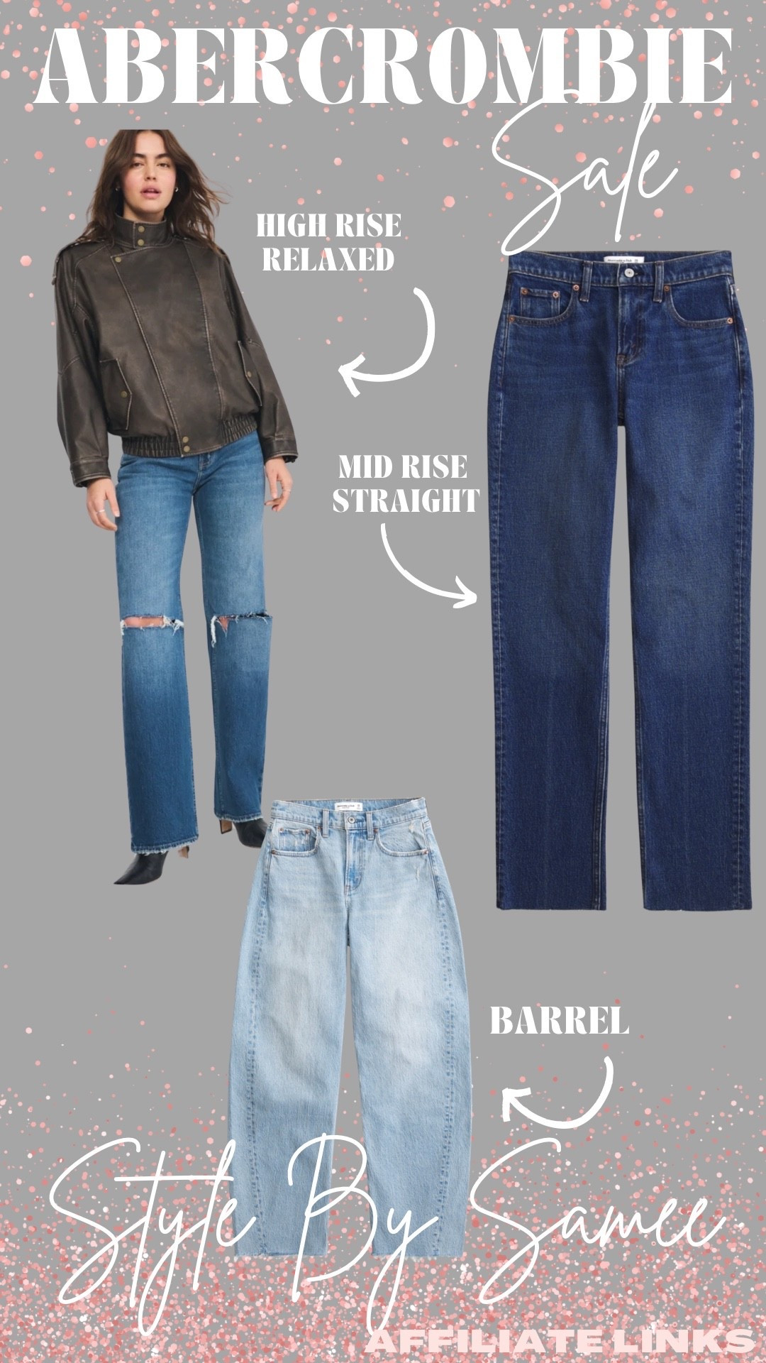 Abercrombie denim sale! 

Mid rise | high rise | barrel | denim | straight | sale | fall denim 

@abercrombie

#LTKSaleAlert #LTKmomlife #LTKSeasonal