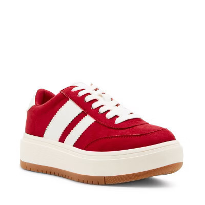 Madden Girl Navida Platform Sneaker - 7.5 - RED/WHITE | Target