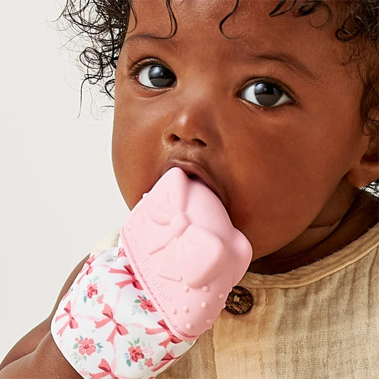 Itzy Ritzy Teething Mitt™ Ribbons and Roses 0m+ | Walmart (US)