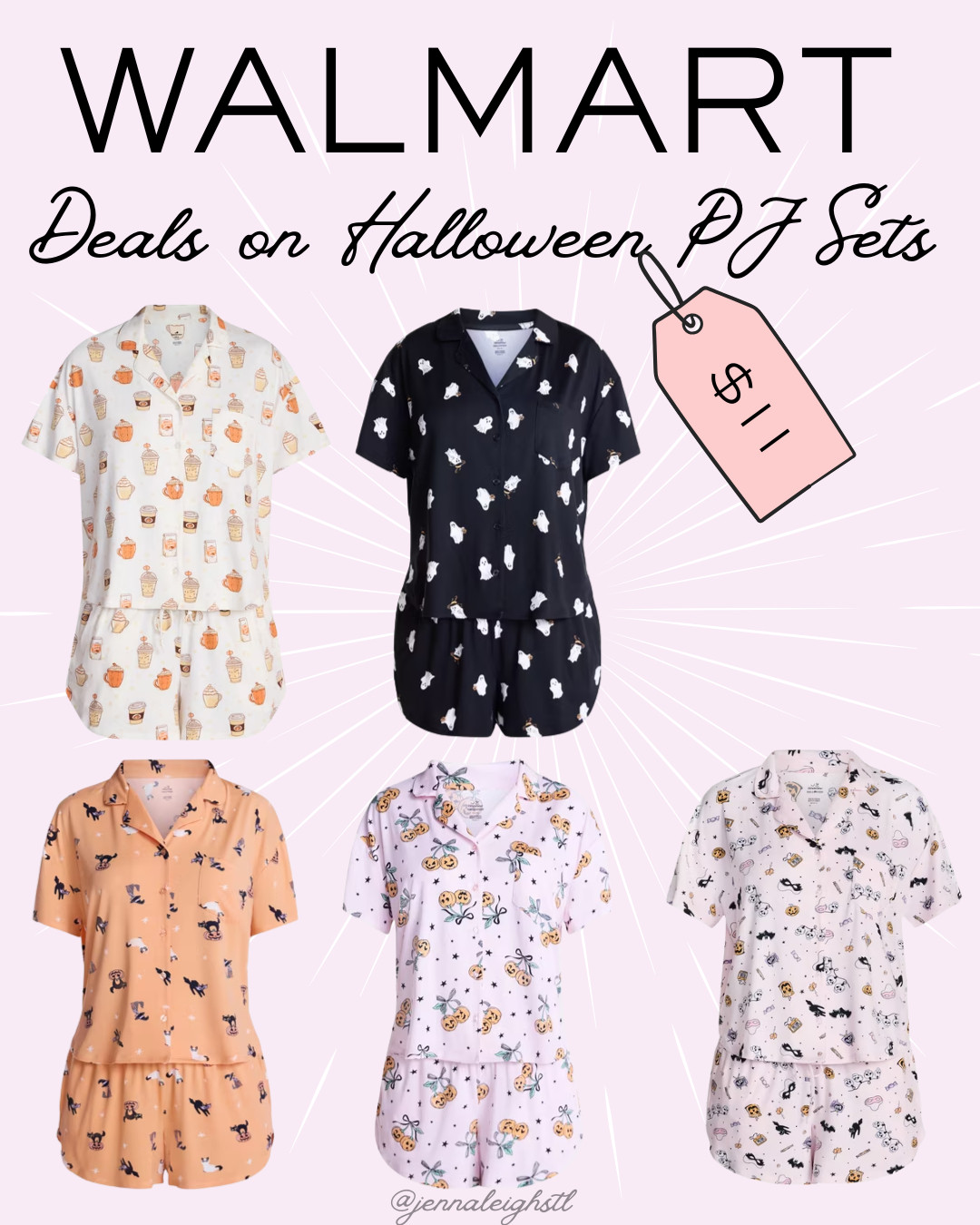 Walmart Big Deal! 🎃 These Way to Celebrate Halloween pajama sets are down to just $11! So many cute patterns to choose from, making it hard to pick a favorite. 👻 

 #LTKselfcare #LTKSeasonal #LTKSaleAlert