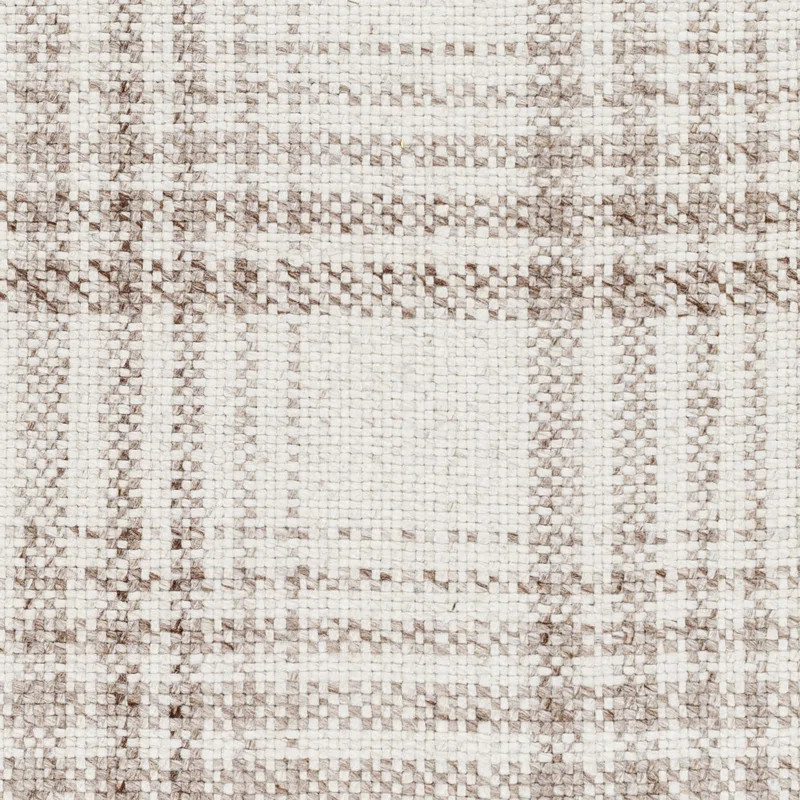 Cay Plaid Flatweave Recycled P.E.T. Indoor/Outdoor Area Rug in Taupe/Beige | Wayfair North America