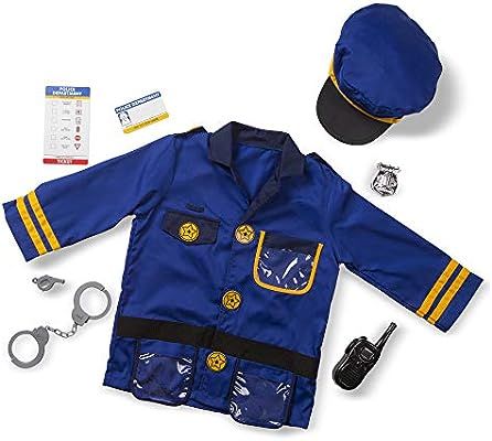 Melissa & Doug 96019 Police Officer Role Play Set, Ages 3-6 Years, Multicolor | Amazon (US)