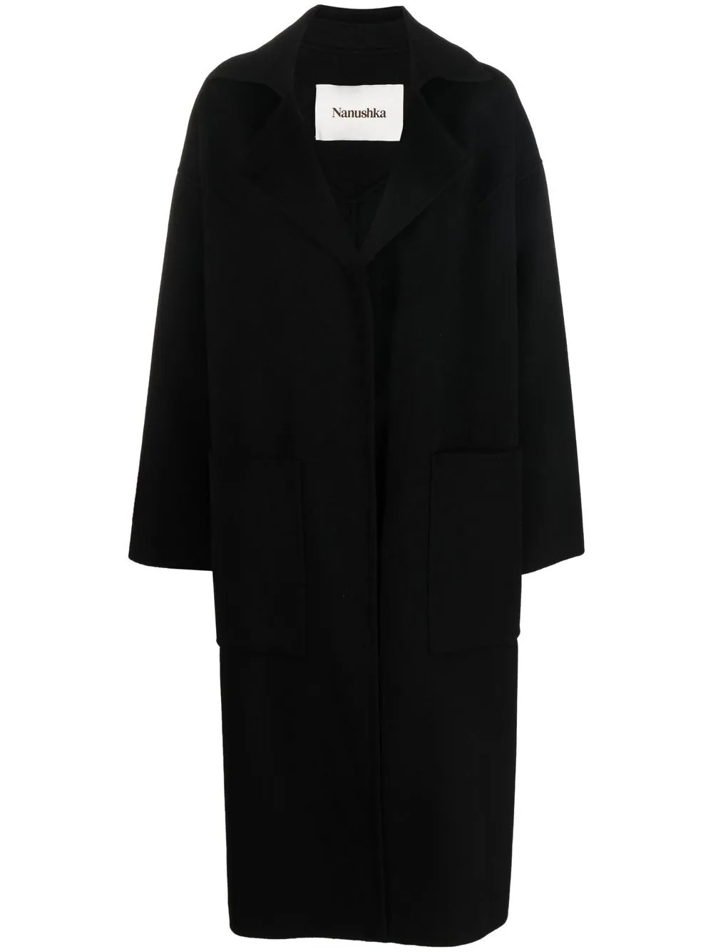 Nanushka single-breasted Wool Coat - Farfetch | Farfetch Global