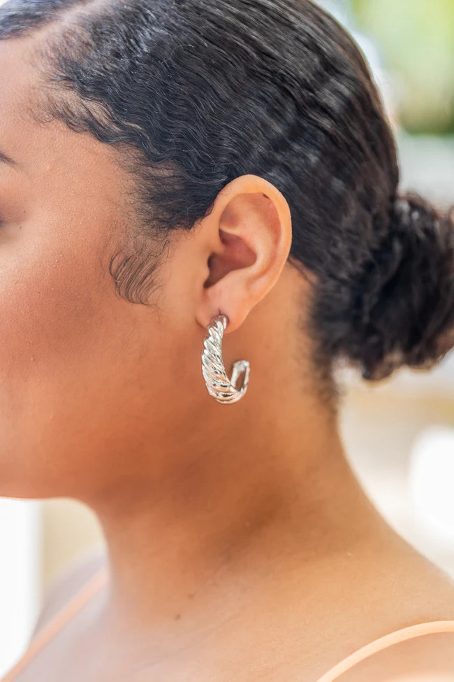 Devoted Energy Silver Earrings | Pink Lily