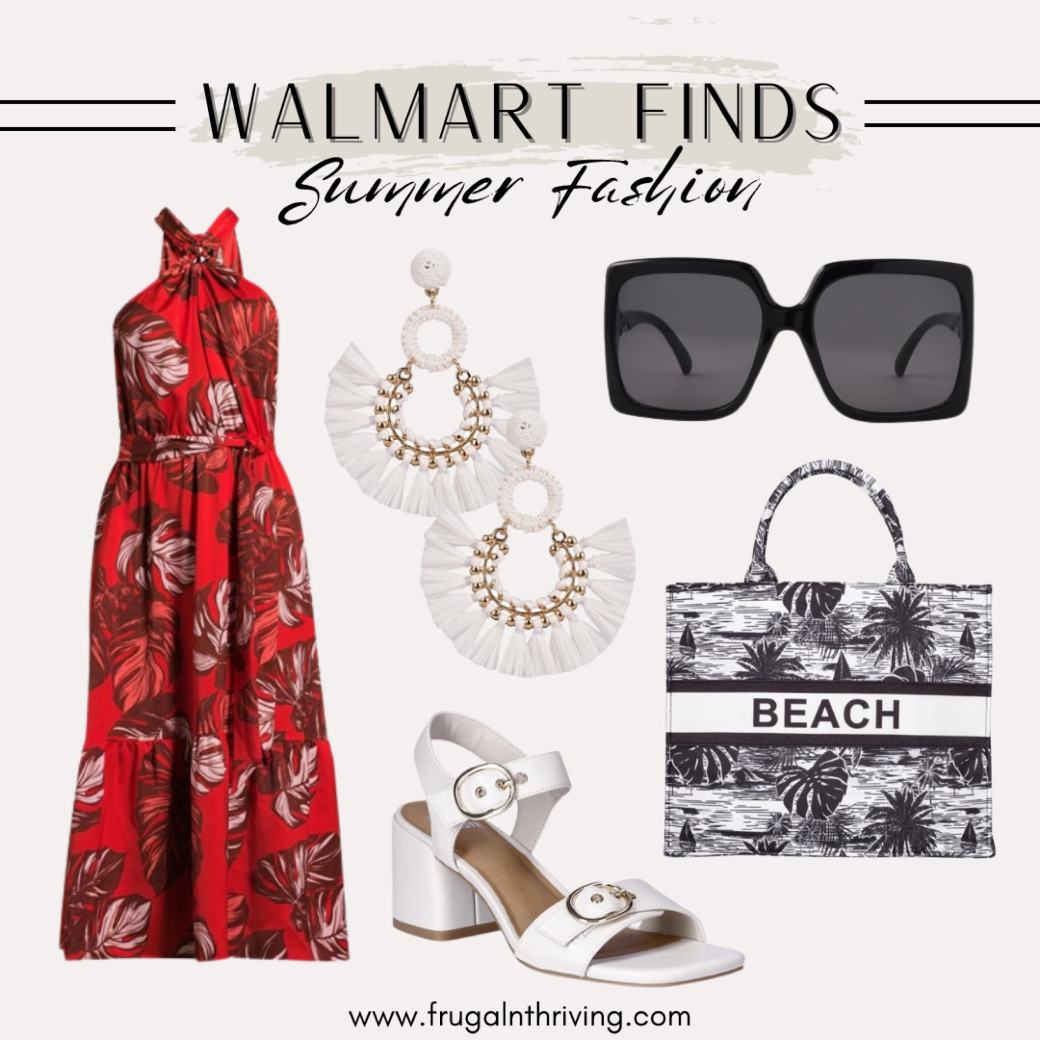 This classy look is just the right mix of vixen and vacation queen. Red, black, and white make for an elegant, eye-catching outfit.

#LTKSeasonal #LTKStyleTip #LTKSummerSales