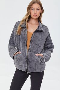 Acid Wash Quilted Denim Jacket | Forever 21 | Forever 21 (US)