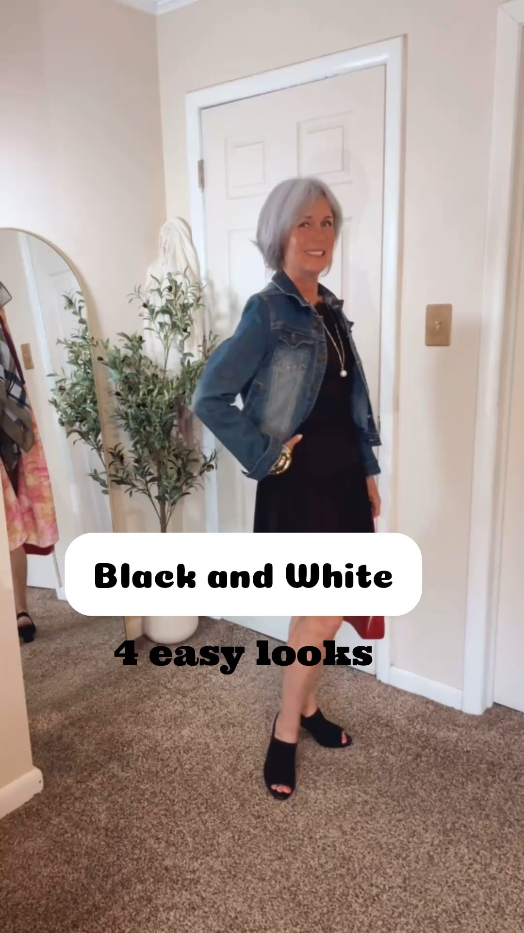 Black + white with a little color pop 🖤🤍❤️ 4 easy looks that take you from casual days to polished nights. Denim, stripes, blazers, and elevated basics styled four different ways. Which outfit is your favorite: 1, 2, 3, or 4? ✨

#BlackAndWhiteStyle #CapsuleWardrobe #OutfitInspo #StyleReel #EverydayStyle #ChicStyle #NeutralStyle #DenimStyle #BlazerStyle #SpringStyle #FashionReel #OOTD #StyleIdeas #MinimalStyle #WearMoreStyleMore

#LTKootd #LTKSeasonal #LTKOver40