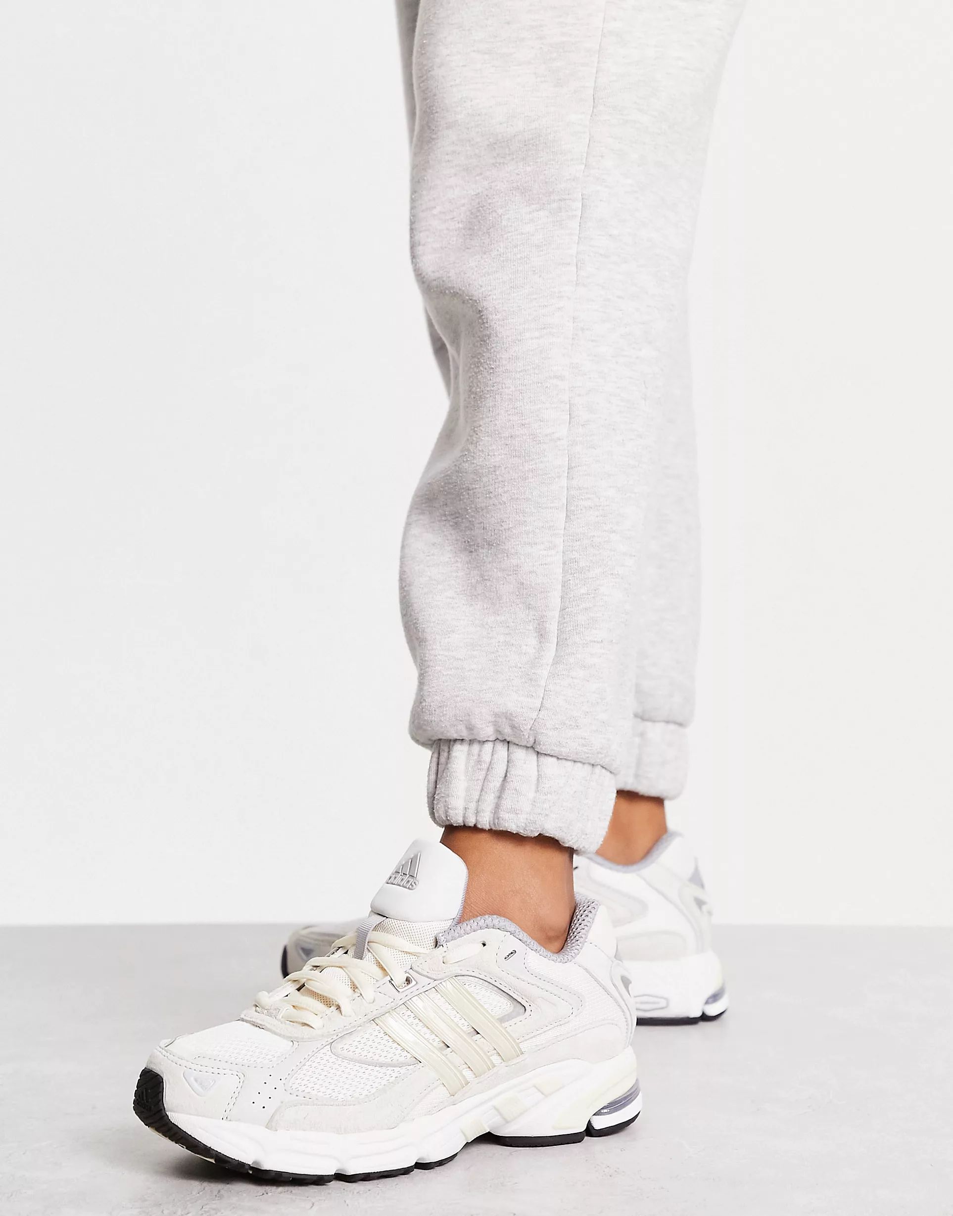 adidas Originals Response CL trainers in white and cream | ASOS (Global)