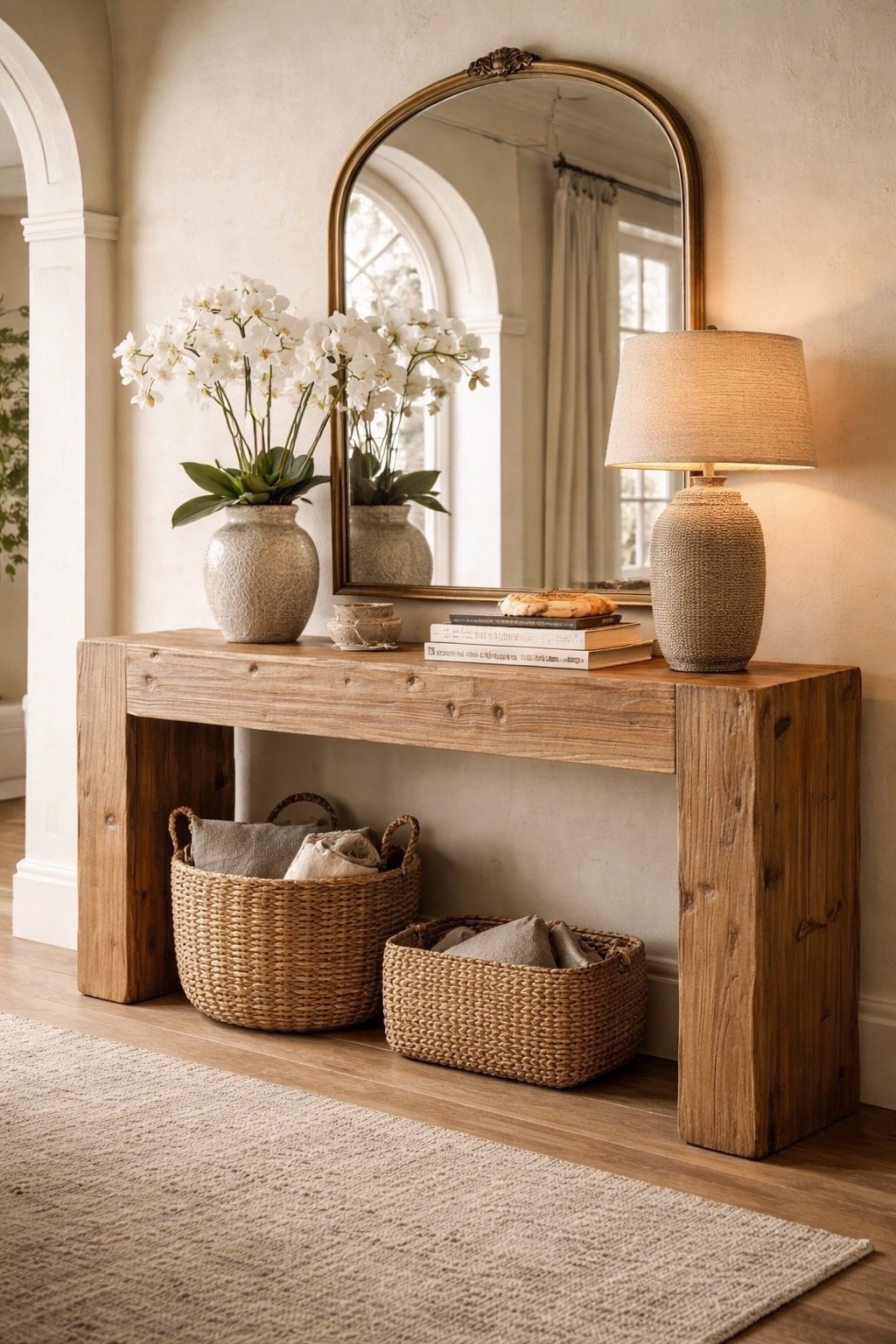 This designer-inspired console table gives you that high-end look without the high-end price tag. Similar styles run over $3,000, and this one is currently on sale for just $244.

Follow my shop @rushtonhome on the @shop.LTK app to shop this post and get my exclusive app-only content! Don’t forget to turn on post notifications using the 🔔 to get first dibs!

Follow @rushtonhome on Instagram and Pinterest for more home decor inspiration and affordable home finds!

Are you looking for anything home related? You’re in the right place! At Rushton Home, I do: home decor, living room, bedroom, affordable, walmart, target, amazon, wayfair, new arrivals, winter decor, spring decor, fall decor, fall finds, summer decor, home decor refresh, studio mcgee x target, hearth and hand, magnolia, holiday decor, seasonal decor, dining room decor, bedroom decor, living room decor, affordable home decor, furniture, weekend deals, sale, on sale, pottery barn, kirklands, west elm, bench, foyer table, faux florals, rugs, couches, sofa, sectional, dresser, nightstand, night stand, end tables, lamps, art, wall art, etsy, pillows, blanket, interior design, interior styling, bedding, side tables, bed frame, tray, side table, throw pillows, look for less, designer dupe, budget decor, bar stools, counter stools, vase, ceramic pottery, budget, budget friendly, coffee table, dining chairs, cane, rattan, wood, white wash, rustic amazon home, arch, brass hardware, gold hardware, vintage, antique, european inspired, french country, back in stock

#LTKHome