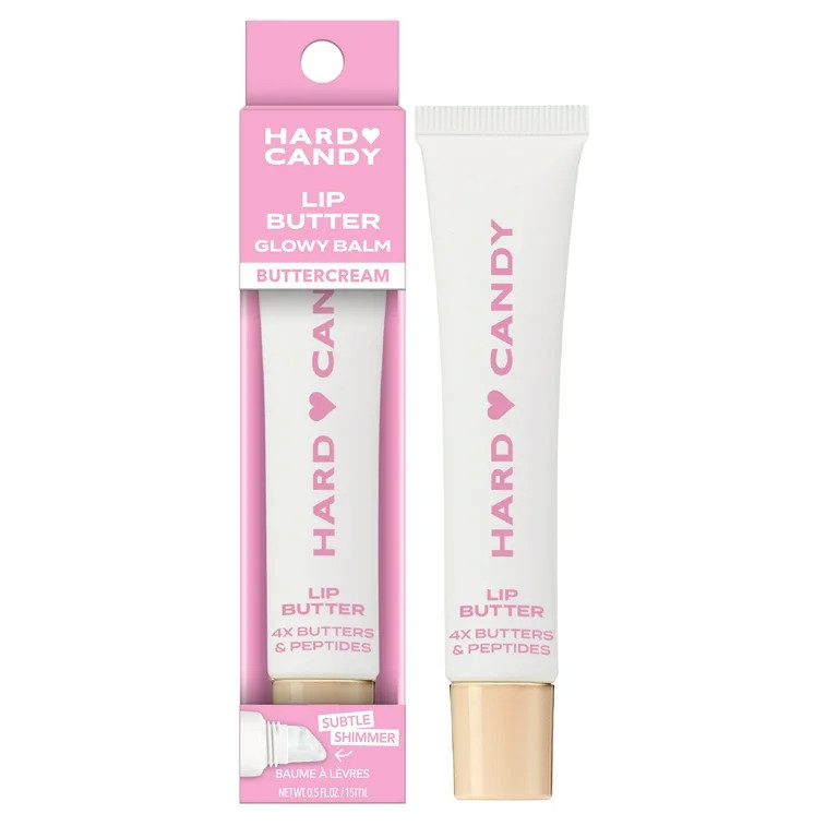 Hard Candy Lip Butter Glowy Balm, Buttercream, Subtle Shimmer, Shine,  Hydration, 15mL Tube | Walmart (US)
