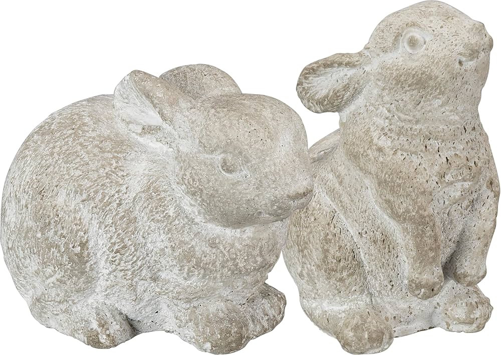 Primitives by Kathy Sm Bunny 2.50 Inches x 3.25 Inches x 2 Inches Cement Garden Outdoor Statues S... | Amazon (US)